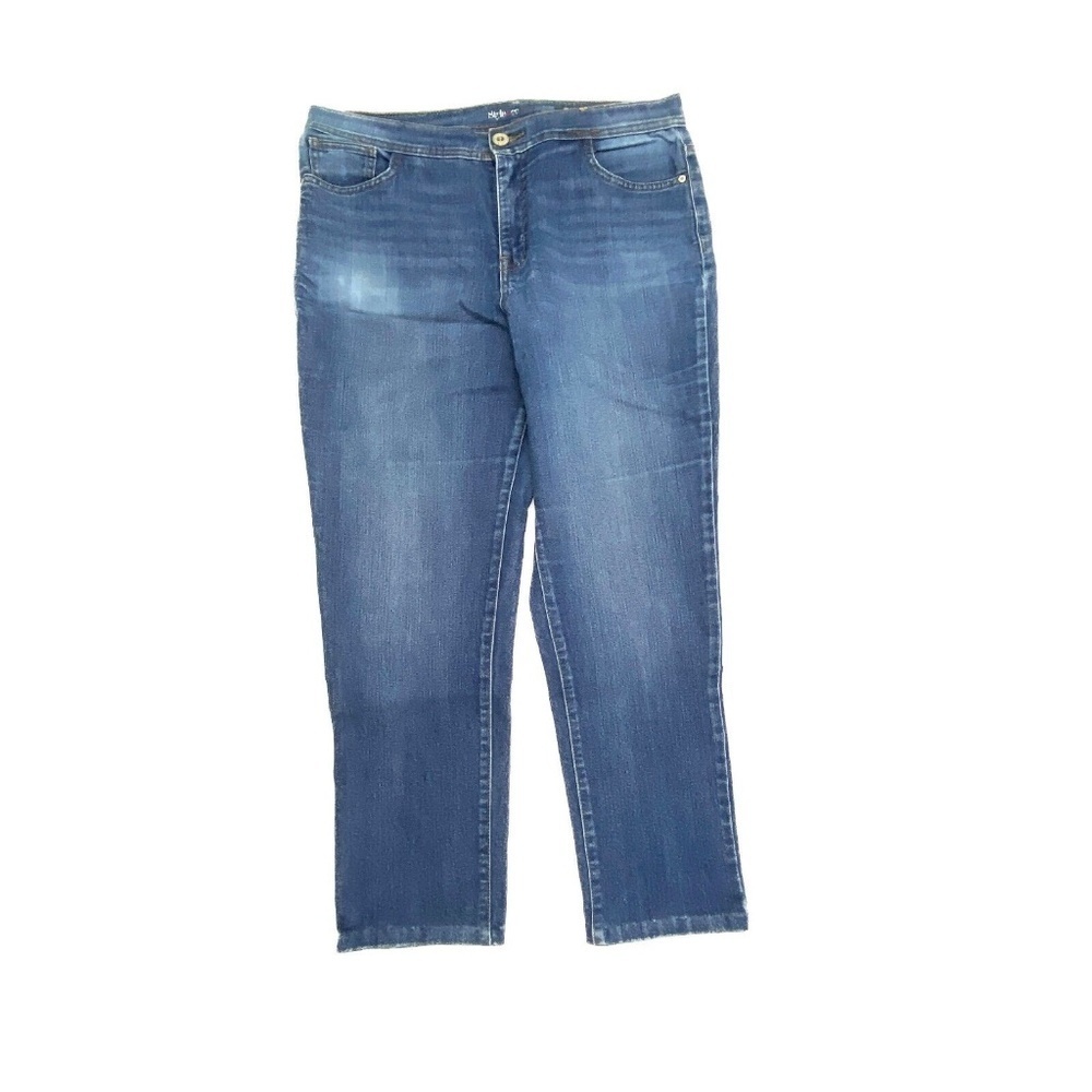 Style & Co Slim Leg Women's size 12 Dark Wash Blue Denim jeans
